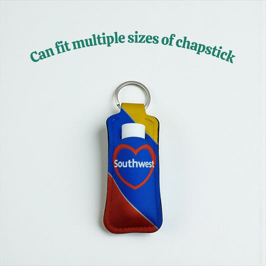 Southwest Airlines Chapstick Holder| Flight Attendant Gift | Cold Weather Gift by Flight Flair