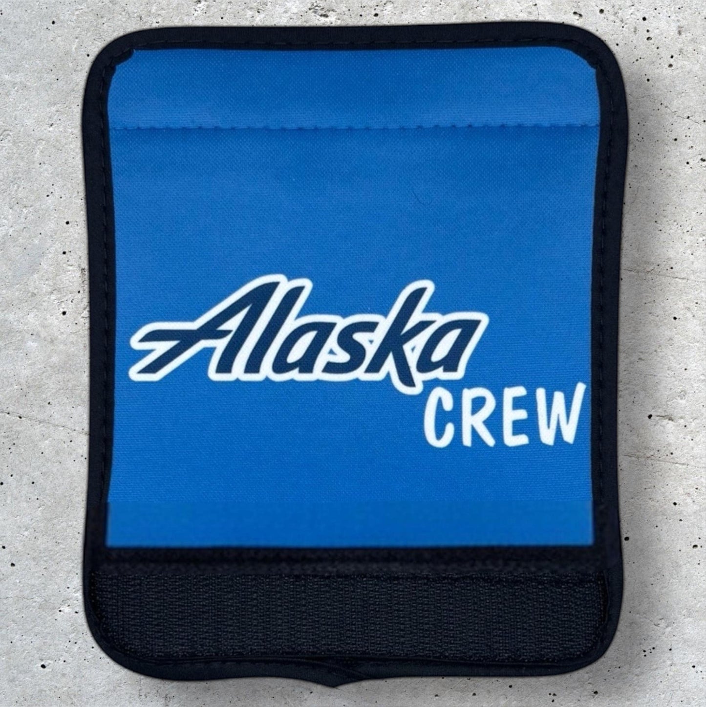 Alaska Airlines Crew Luggage Handle Wrap by Flight Flair