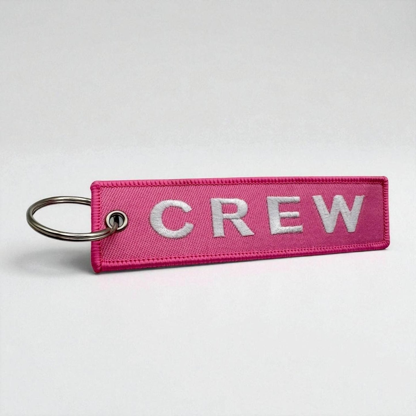 Embroidered Crew Bag Tag, Flight Attendant Keychain by Flight Flair