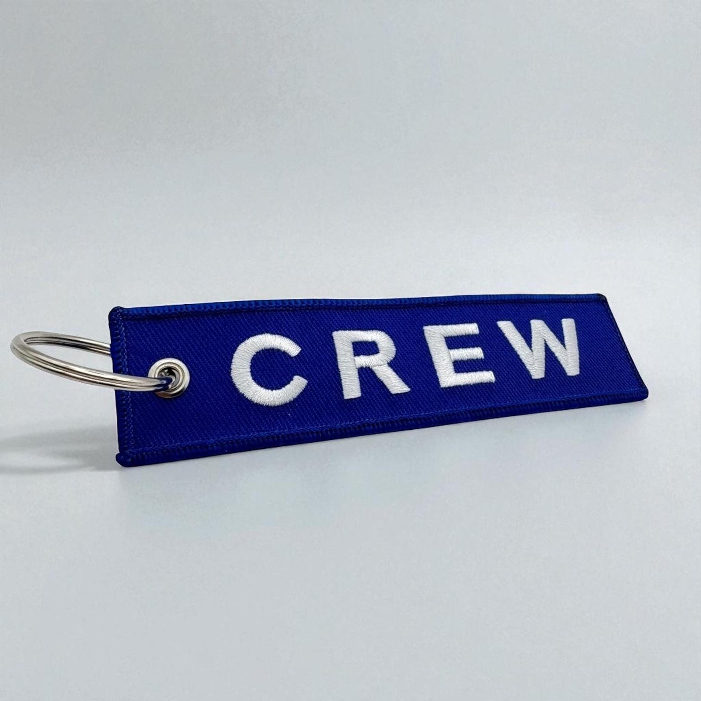 Embroidered Crew Bag Tag, Flight Attendant Keychain by Flight Flair
