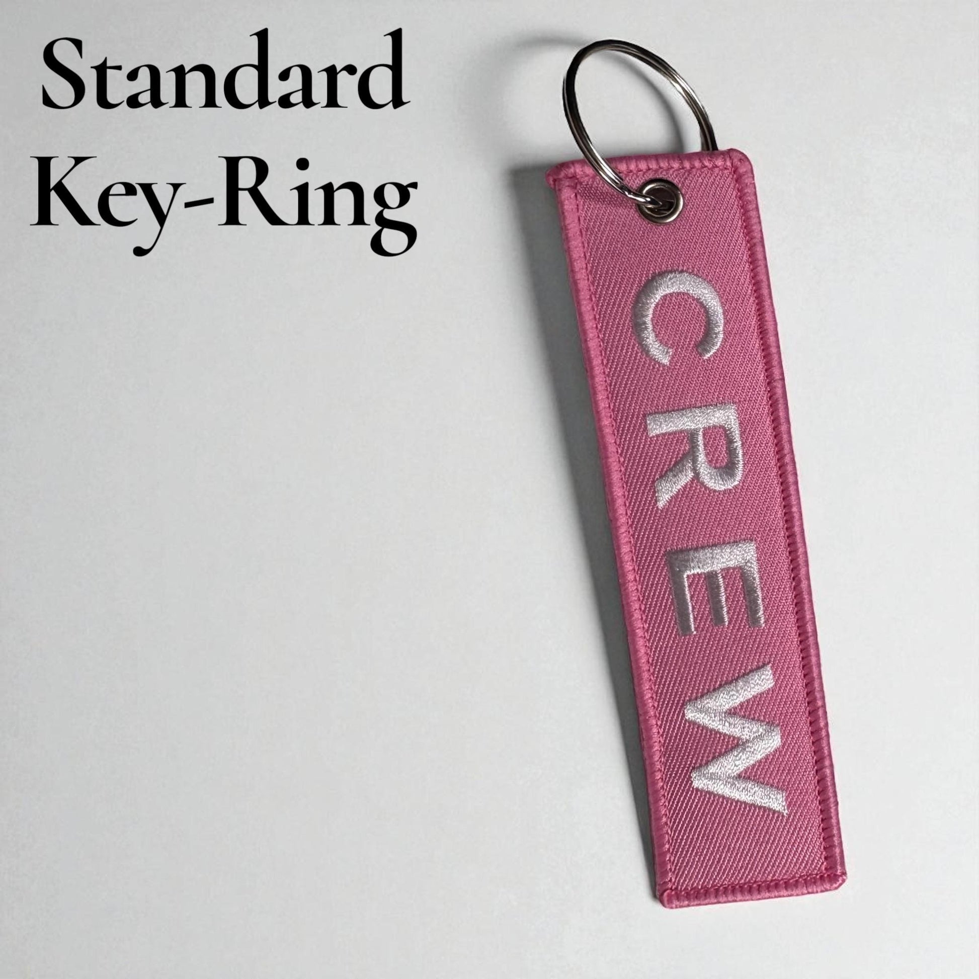 Embroidered Crew Bag Tag, Flight Attendant Keychain by Flight Flair