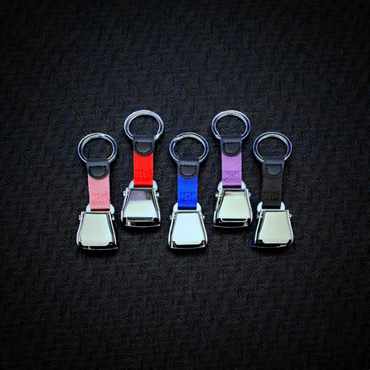 Airline Seatbelt Buckle Keychain | Flight Attendant Gift | Travel Lover Keychain by Flight Flair