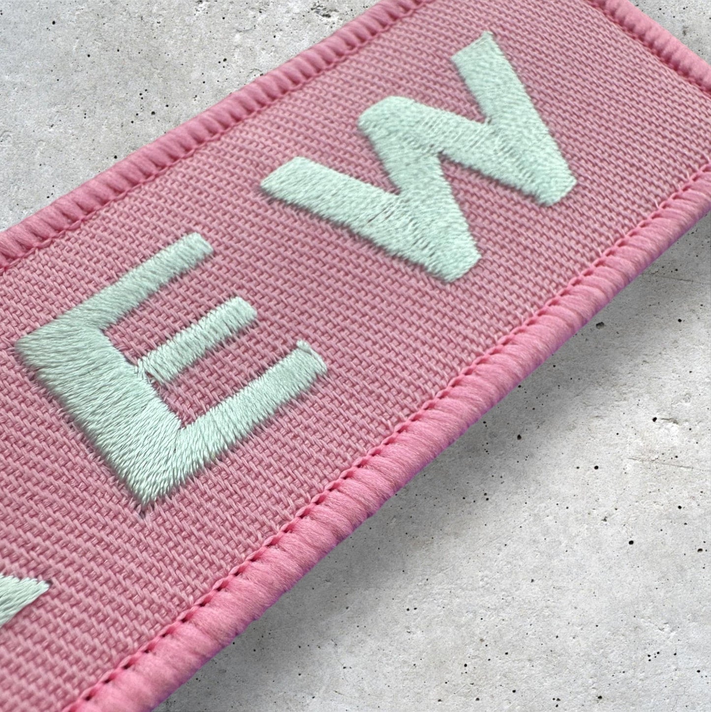 Embroidered Crew Bag Tag, Flight Attendant Keychain by Flight Flair