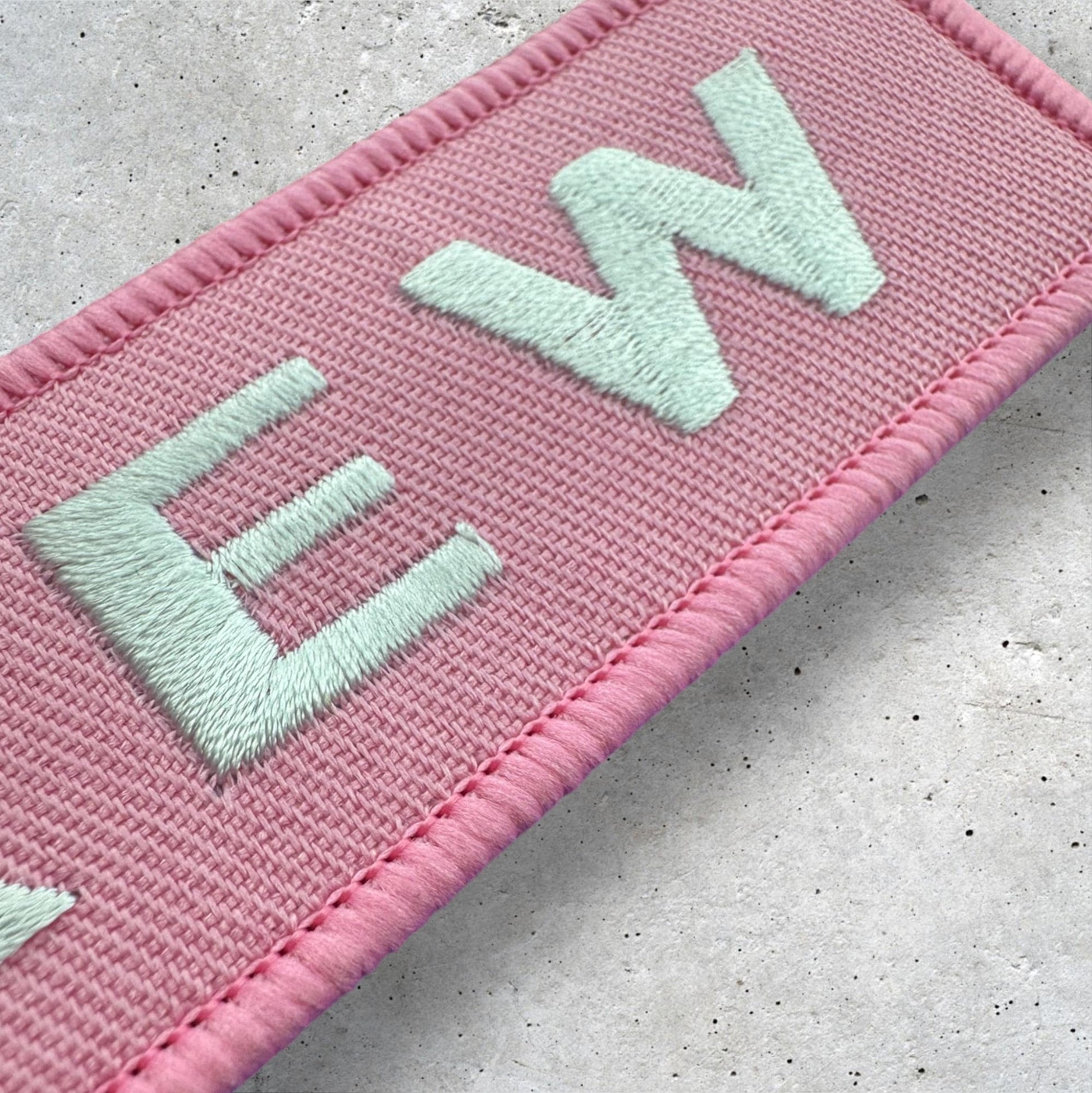 Embroidered Crew Bag Tag, Flight Attendant Keychain by Flight Flair