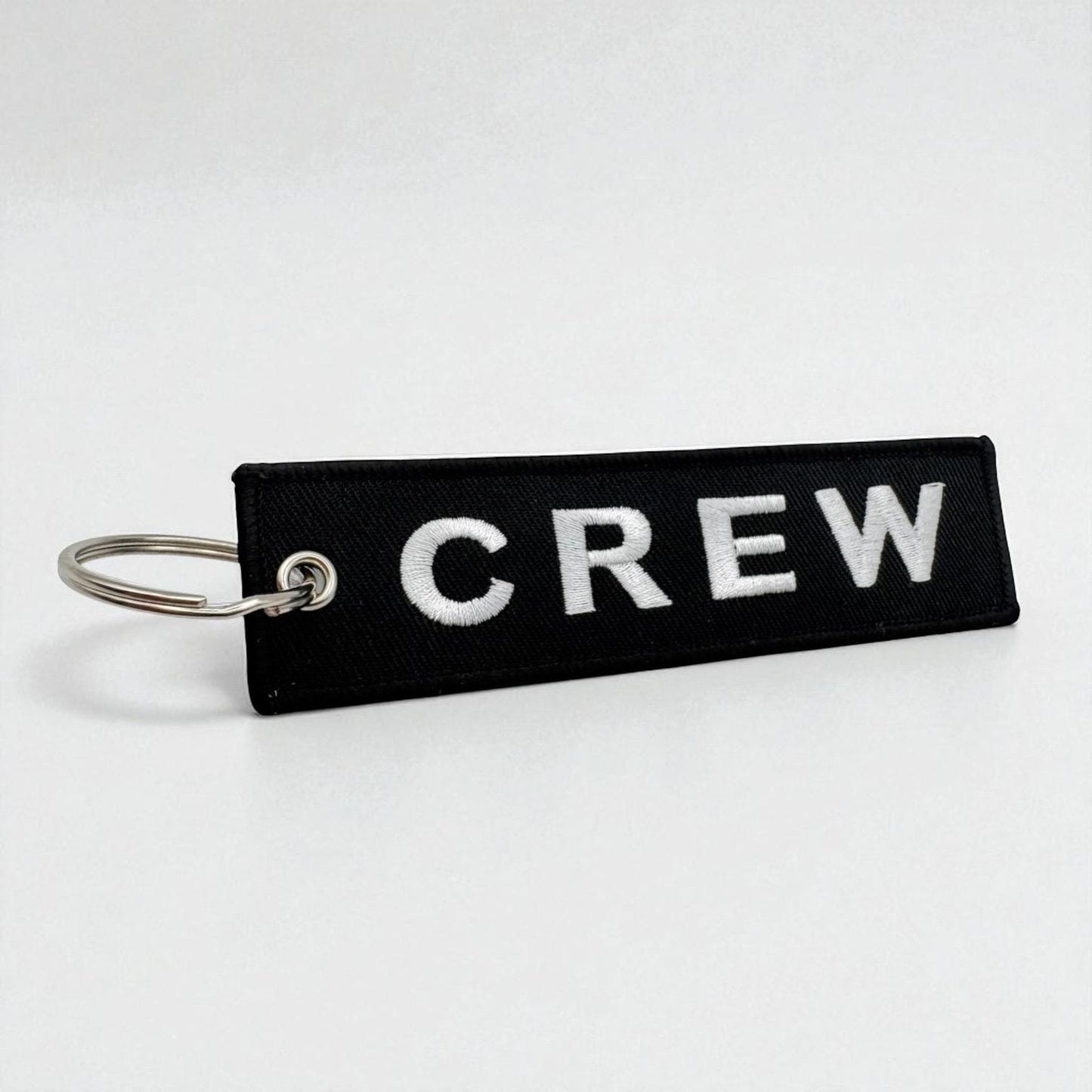 Embroidered Crew Bag Tag, Flight Attendant Keychain by Flight Flair