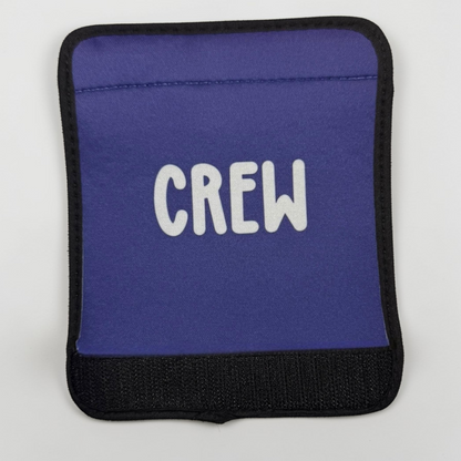 Airline Inspired Crew Luggage Handle Wrap, Handmade Flight Attendant Gift by Flight Flair