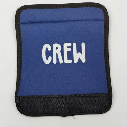 Airline Inspired Crew Luggage Handle Wrap, Handmade Flight Attendant Gift by Flight Flair