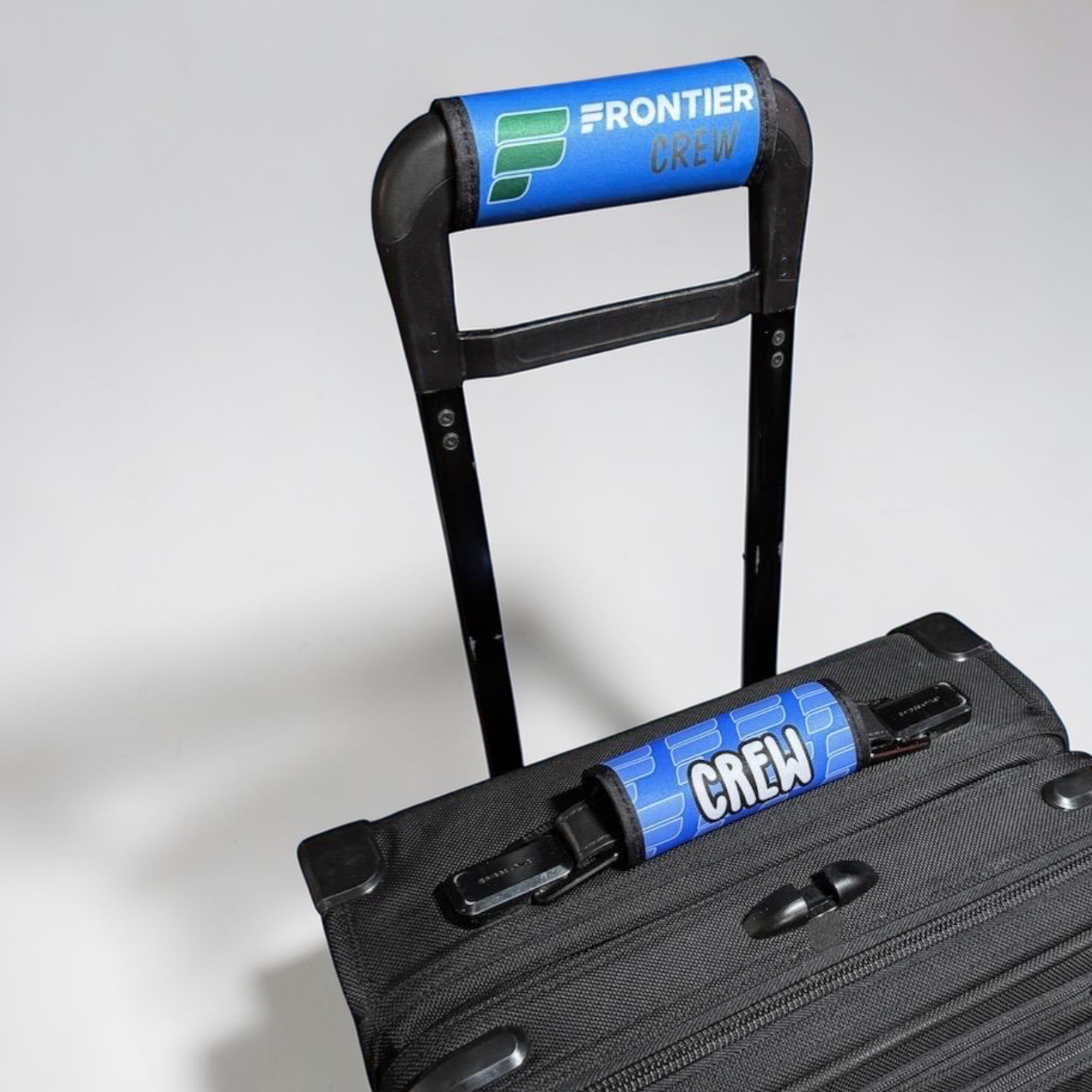 Frontier Airlines Inspired - Crew Bag Handle Wraps - Flight Attendant Luggage Tags by Flight Flair