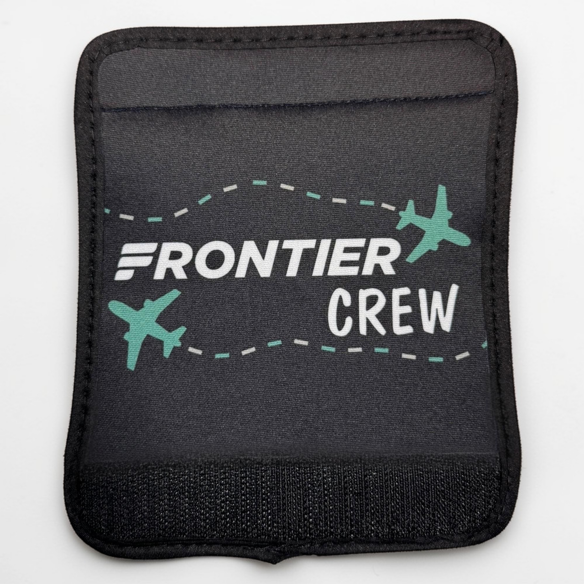 Frontier Airlines Inspired - Crew Bag Handle Wraps - Flight Attendant Luggage Tags by Flight Flair