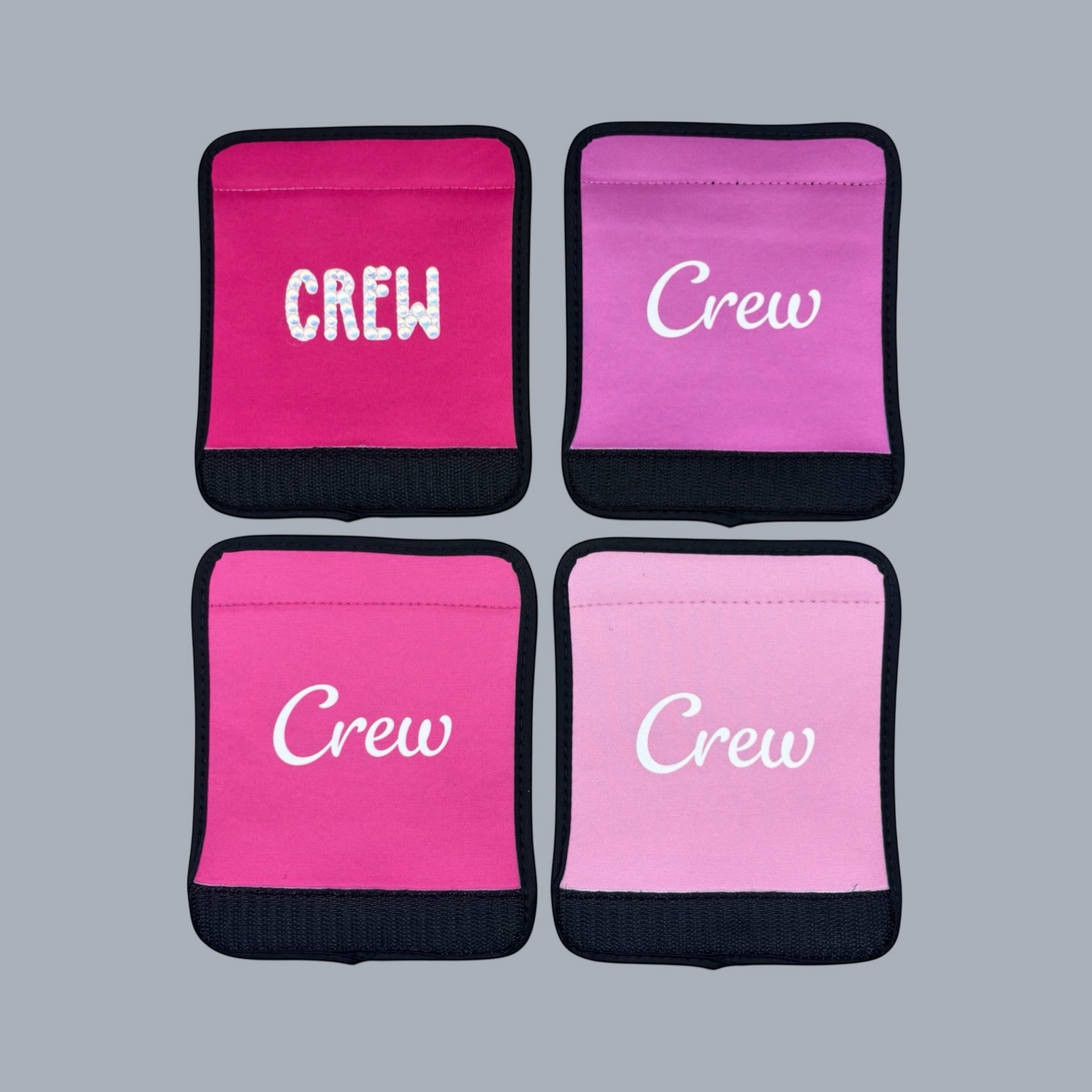 Pink Crew Luggage Handle Wrap by Flight Flair