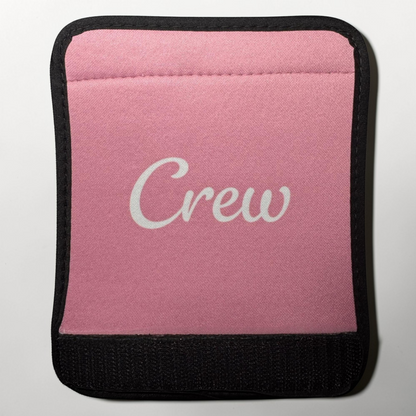 Pink Crew Luggage Handle Wrap by Flight Flair