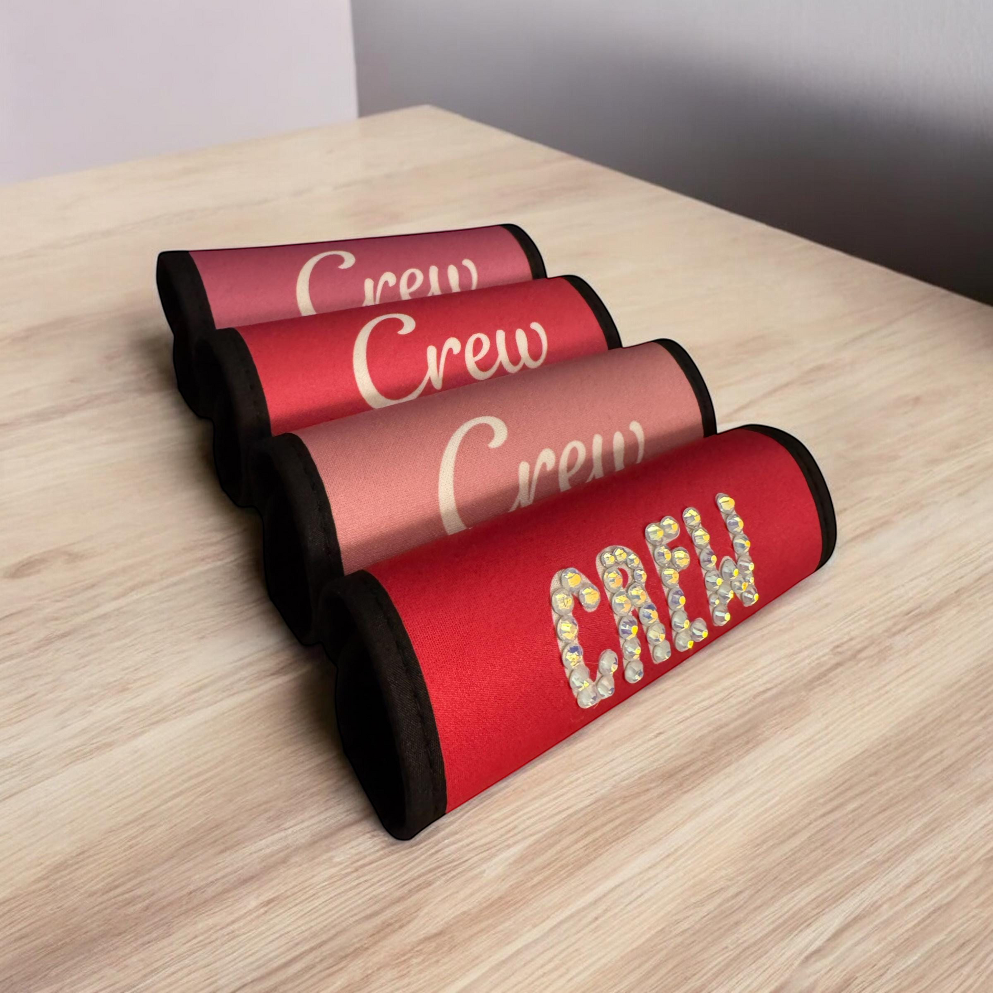 Pink Crew Luggage Handle Wrap by Flight Flair