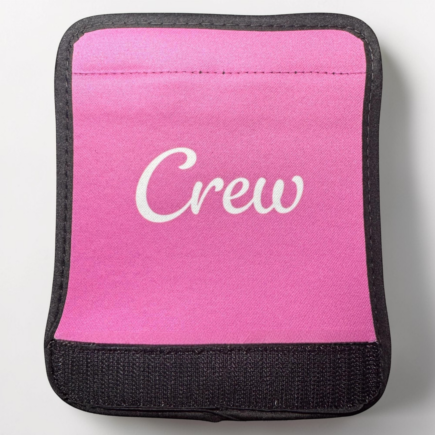 Pink Crew Luggage Handle Wrap by Flight Flair