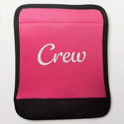 Pink Crew Luggage Handle Wrap by Flight Flair