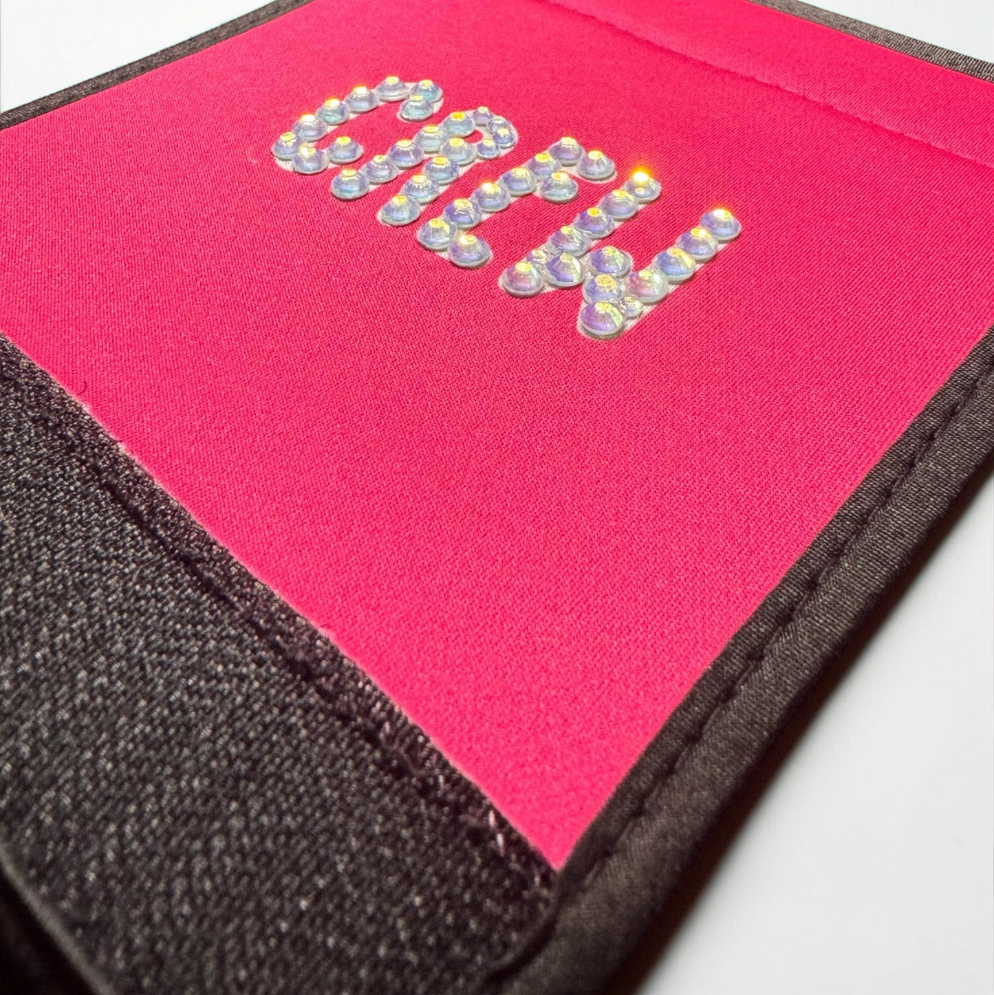 Pink Crew Luggage Handle Wrap by Flight Flair
