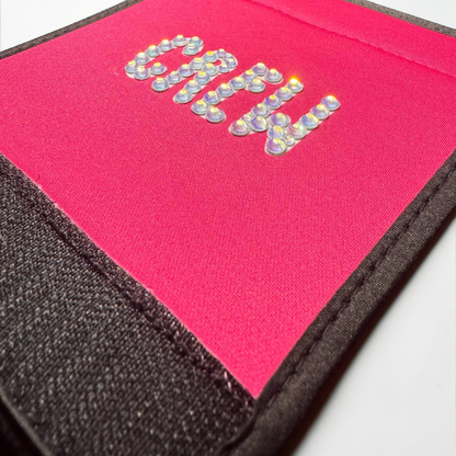 Pink Crew Luggage Handle Wrap by Flight Flair