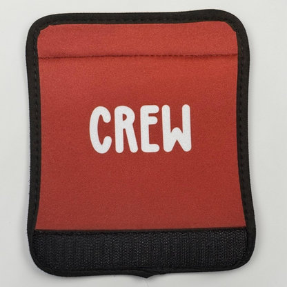 Airline Inspired Crew Luggage Handle Wrap, Handmade Flight Attendant Gift by Flight Flair