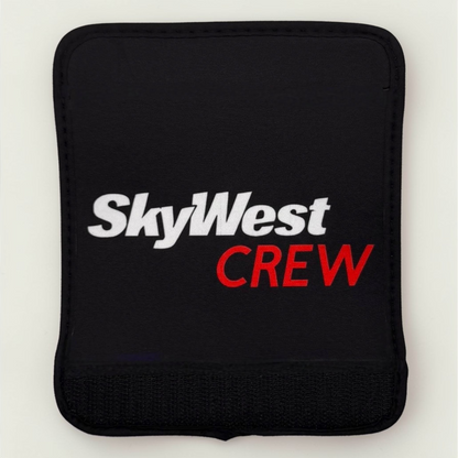SkyWest Crew Luggage Handle Wrap: Handmade Flight Attendant Gift by Flight Flair