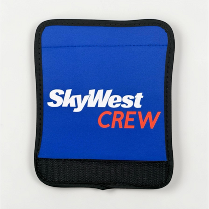 SkyWest Crew Luggage Handle Wrap: Handmade Flight Attendant Gift by Flight Flair