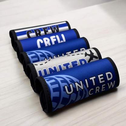 United Airlines Crew Luggage Handle Wrap by Flight Flair