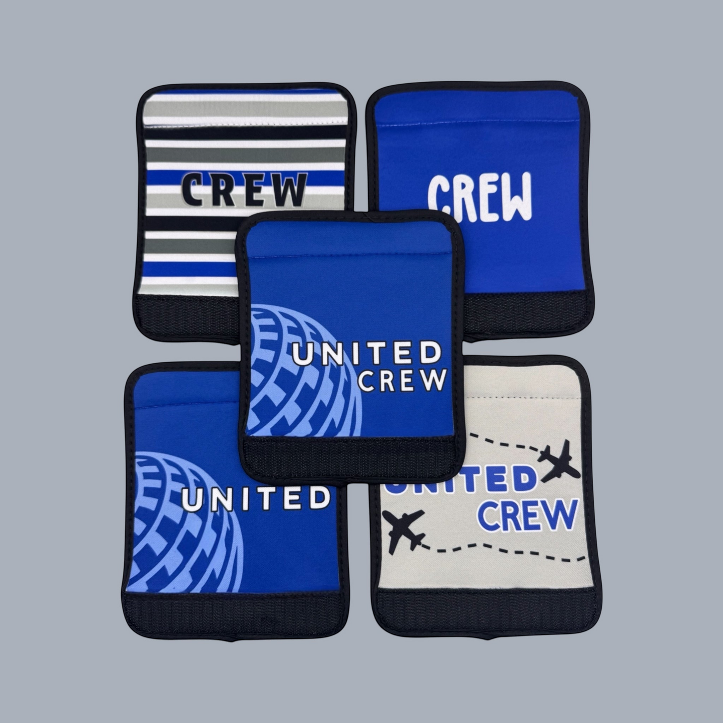 United Airlines Crew Luggage Handle Wrap by Flight Flair