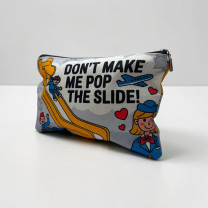 Flight Attendant Gift Funny Crew Pouch Aviation Makeup Bag Toiletry Bag Pilot Gift Travel Organizer by Flight Flair