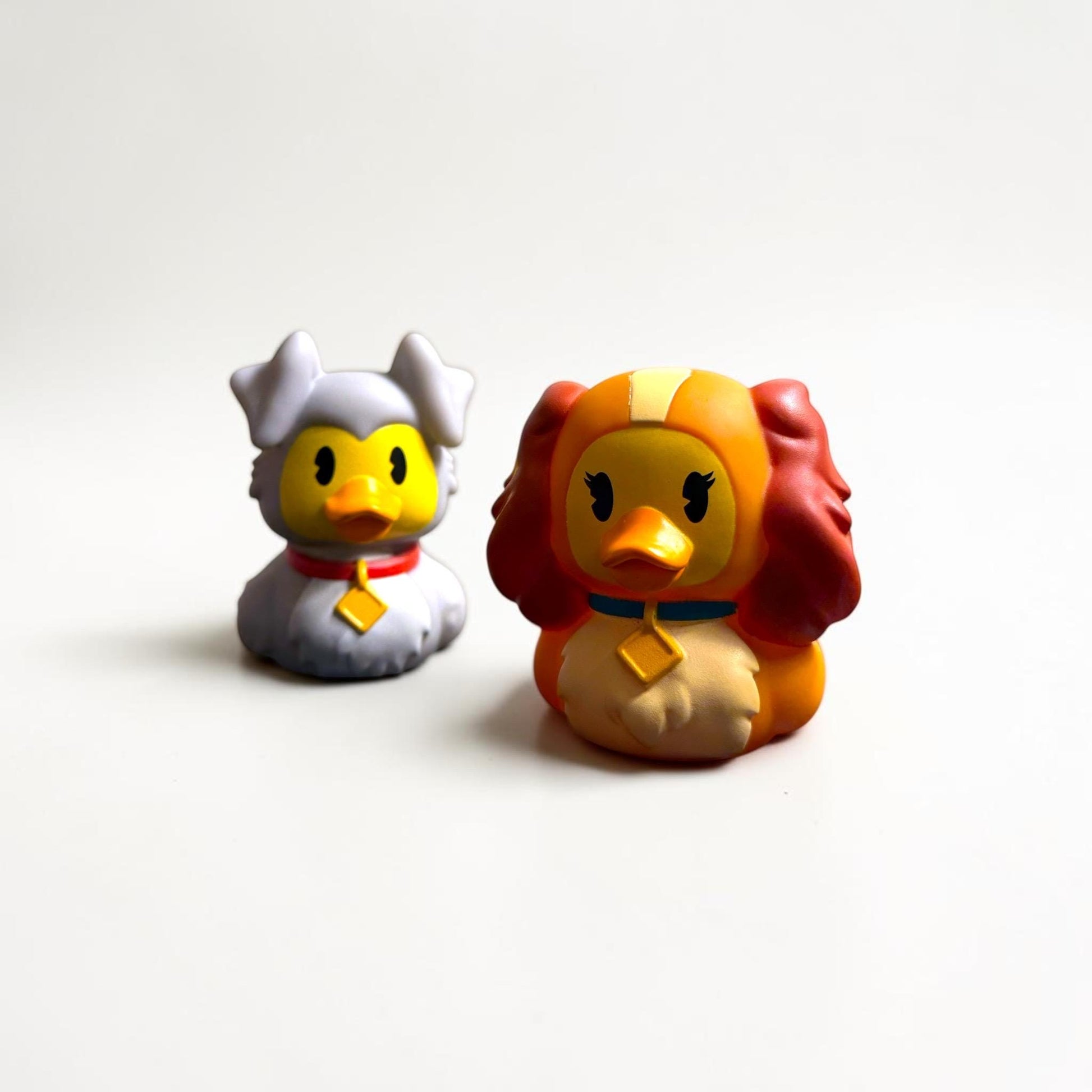 Lady and Tramp Inspired Rubber Ducks, Disney Duck by Flight Flair