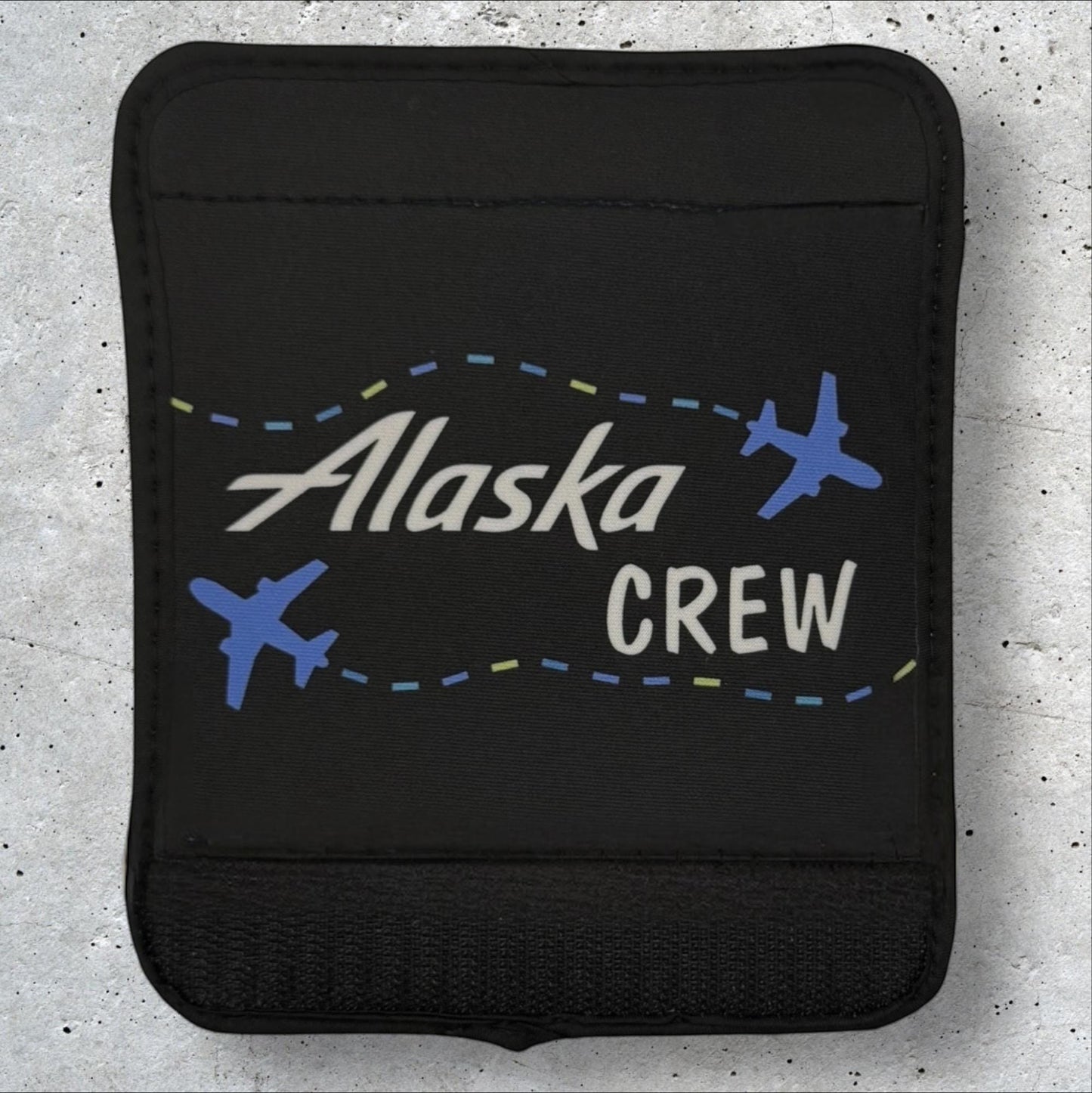 Alaska Airlines Crew Luggage Handle Wrap by Flight Flair